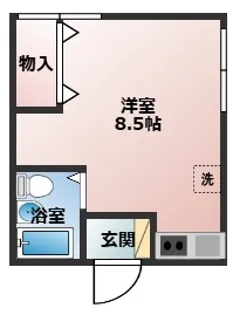 ふくや荘【1階】の間取り