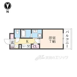 BERGFUJINOMORI【3階】の間取り