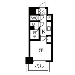 エステート金山【4階】の間取り
