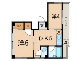コーポサンライズ【3階】の間取り