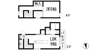 キャトルセゾンの間取り