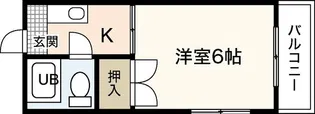 串戸ハイム【3階】の間取り