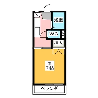 タウニーウチダ【2階】の間取り
