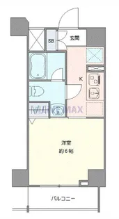メインステージ横濱東口【5階】の間取り