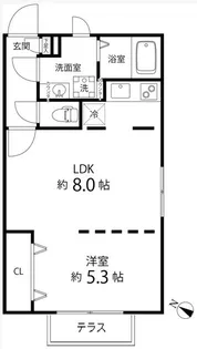 Branche目黒【1階】の間取り
