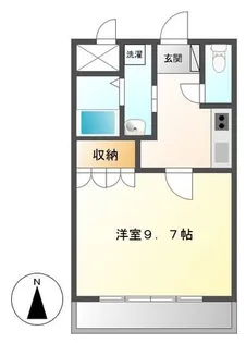 シャインプレイス【1階】の間取り