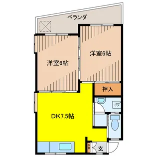 サンフラワーAKI【3階】の間取り