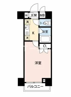 マイナビSTAYリュクス西船橋【8階】の間取り
