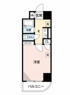 マイナビSTAYミライエ葛西(アセンズシティ3)【6階】の間取り