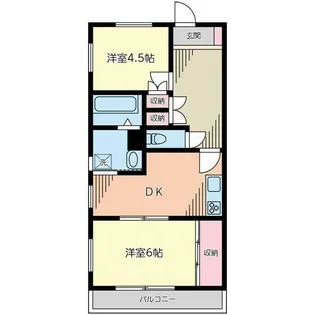 信光パレス【2階】の間取り