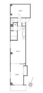 ブランノワール【4階】の間取り