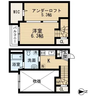 エスポワールIII周船寺【2階】の間取り