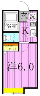 サブウェイ北綾瀬A【2階】の間取り