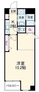 Le Vent Izumi(レベントイズミ)【2階】の間取り