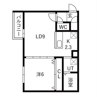 アストリア宮の森【3階】の間取り