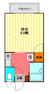 コーポヤマトB棟【2階】の間取り