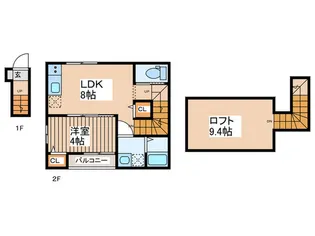 キャトルT・Mの間取り