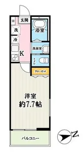 ソレイユ西大宮【2階】の間取り