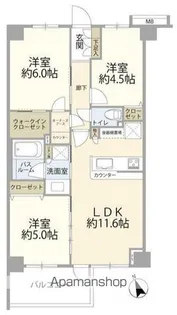 ブリシア立川【5階】の間取り