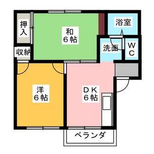 ことぶき苑 B棟【1階】の間取り
