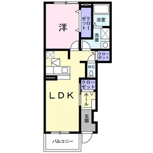 アルテーリア【1階】の間取り