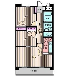 ルネ シェスタ【3階】の間取り