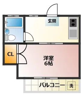 グリーンハイム大竹【2階】の間取り