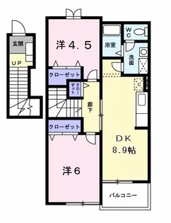 アネックスサイコーA【2階】の間取り