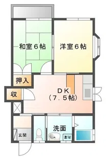 プランシェールST【1階】の間取り