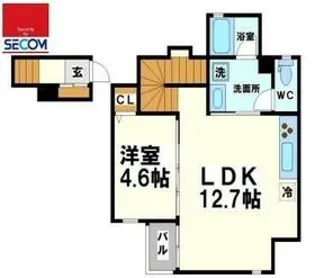 Russet Square【1階】の間取り
