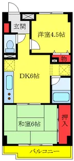ココダンディオブ井元【2階】の間取り