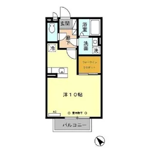 ベル・クレール【1階】の間取り