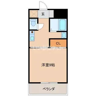ミューズコート【1階】の間取り
