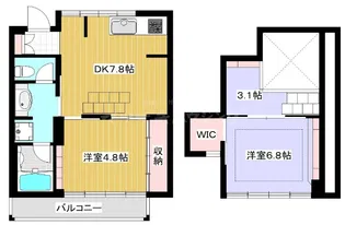 SQUARES【3階】の間取り