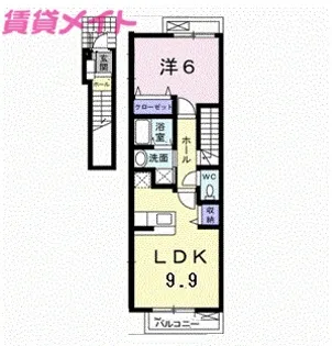 セント・イリスII【2階】の間取り