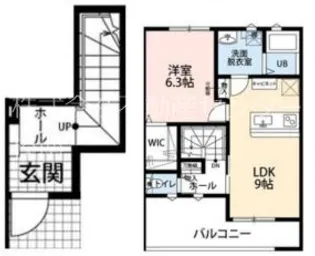 LOTUS住吉II【2階】の間取り