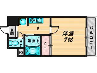 シティーヴェローナ【3階】の間取り