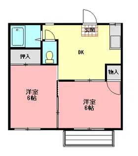サニーハイツ【1階】の間取り