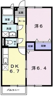 メゾン牧【2階】の間取り