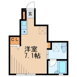 ゴールデンハイツ【1階】の間取り