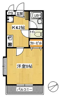 ヴィラ・ラフィーネ【1階】の間取り