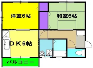 メルベーユ【2階】の間取り