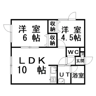 ファミールハイツ【1階】の間取り