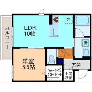 ルス アリビオ【3階】の間取り