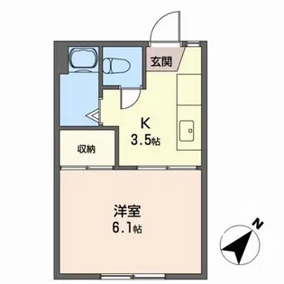 フォーブルYAII【2階】の間取り