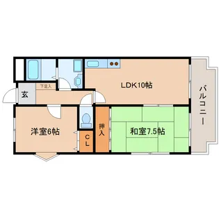 ルモール北【2階】の間取り