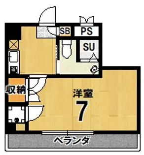 メゾン大一【3階】の間取り