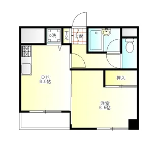 東京都大田区中央7【マンション】の間取り