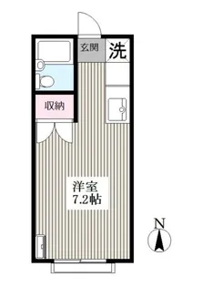 エステートピアオカダ【2階】の間取り