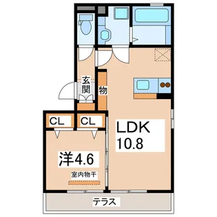 アーバン キューブ【3階】の間取り